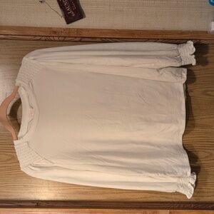 LC Lauren Conrad white top size Large